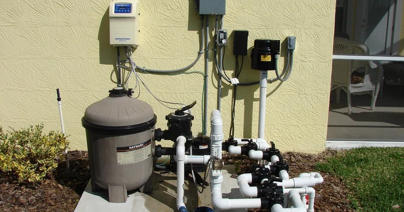 Air dans la tuyauterie piscine : où se trouve la prise ?